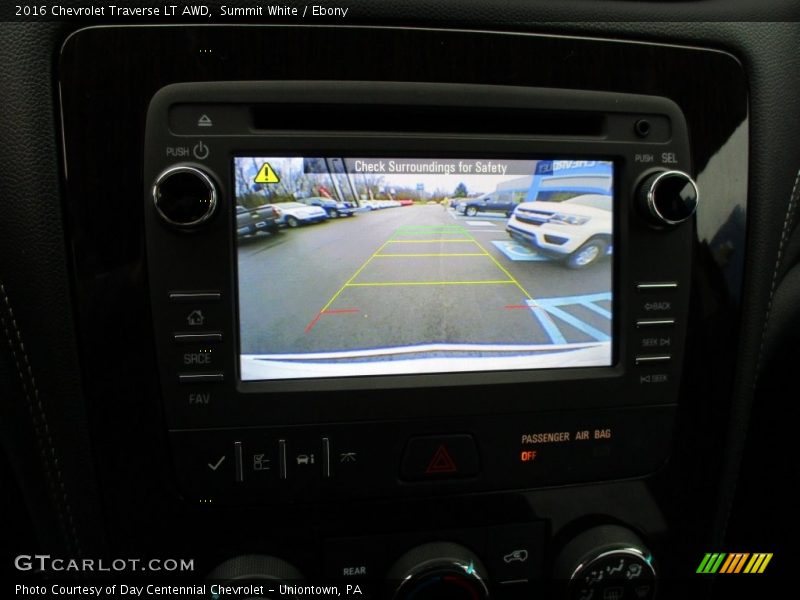 Summit White / Ebony 2016 Chevrolet Traverse LT AWD