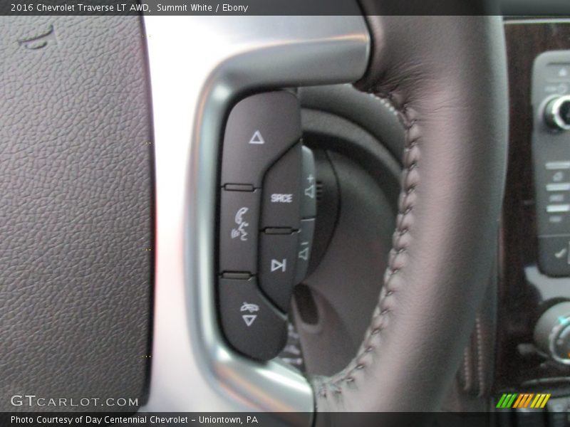 Summit White / Ebony 2016 Chevrolet Traverse LT AWD