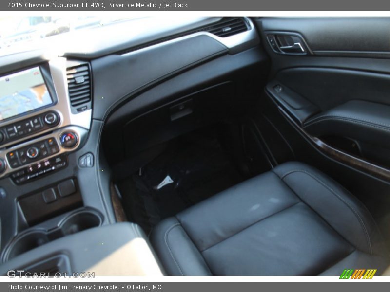 Silver Ice Metallic / Jet Black 2015 Chevrolet Suburban LT 4WD