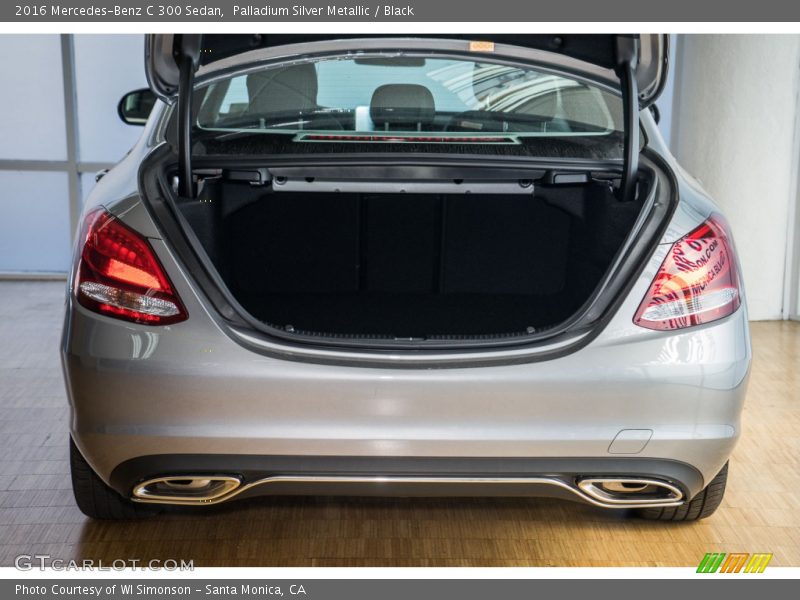 Palladium Silver Metallic / Black 2016 Mercedes-Benz C 300 Sedan