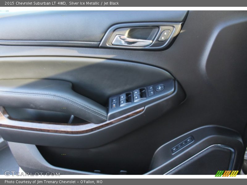 Silver Ice Metallic / Jet Black 2015 Chevrolet Suburban LT 4WD