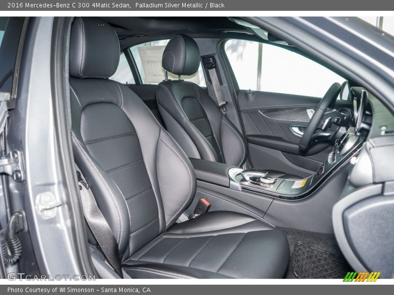 Palladium Silver Metallic / Black 2016 Mercedes-Benz C 300 4Matic Sedan
