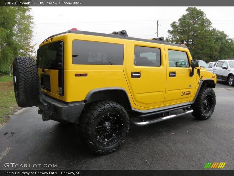 Yellow / Ebony Black 2007 Hummer H2 SUV
