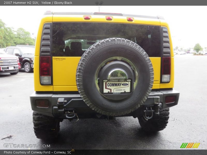 Yellow / Ebony Black 2007 Hummer H2 SUV
