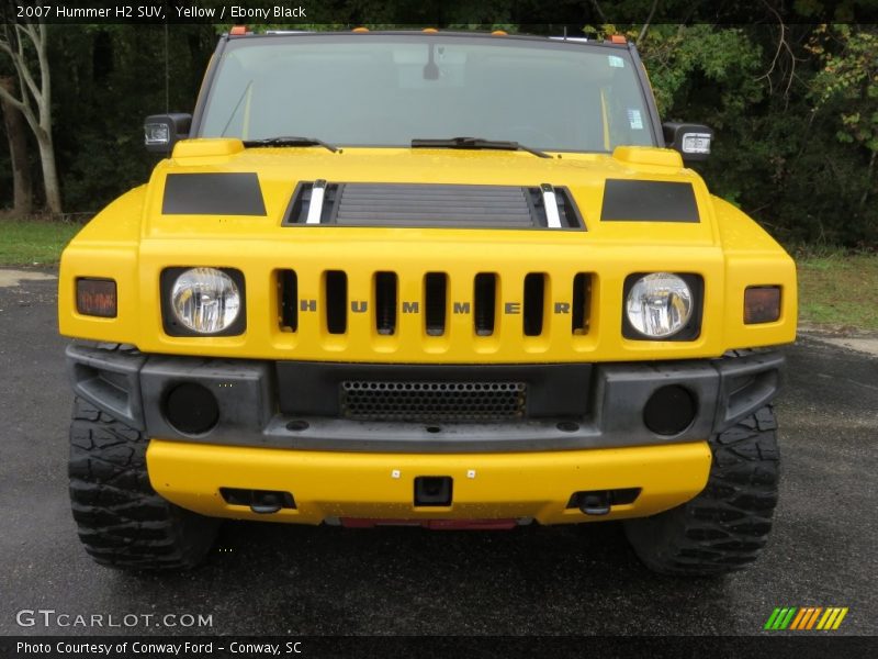 Yellow / Ebony Black 2007 Hummer H2 SUV