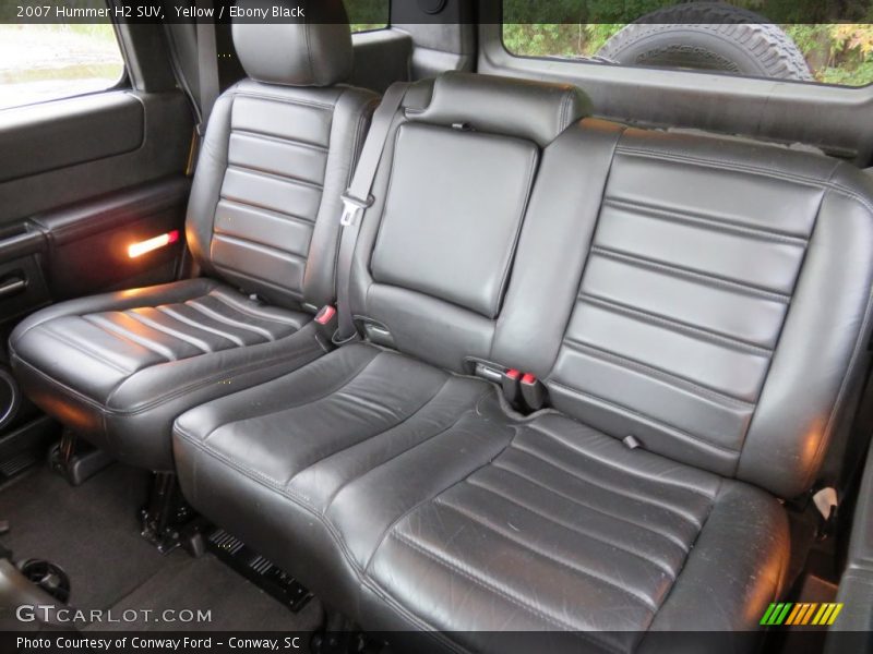 Rear Seat of 2007 H2 SUV