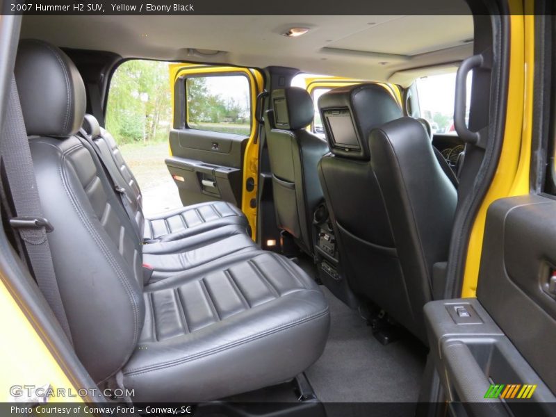 Rear Seat of 2007 H2 SUV