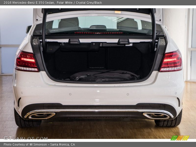 Polar White / Crystal Grey/Black 2016 Mercedes-Benz E 350 Sedan
