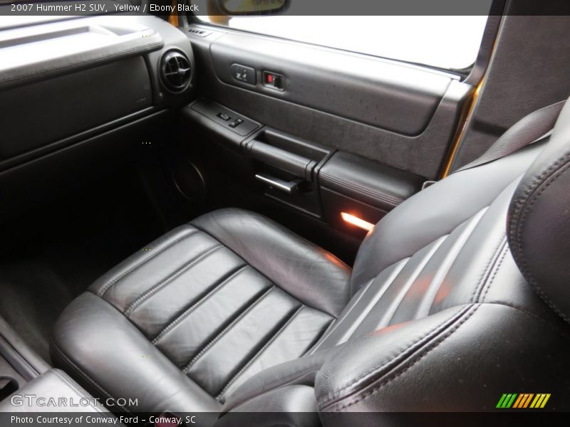 Yellow / Ebony Black 2007 Hummer H2 SUV