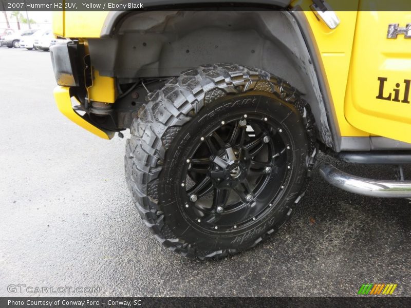 Yellow / Ebony Black 2007 Hummer H2 SUV