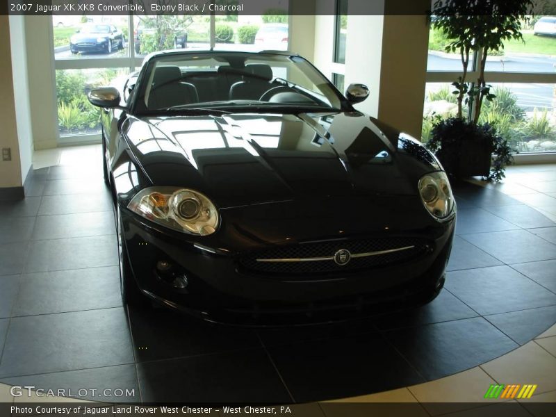 Ebony Black / Charcoal 2007 Jaguar XK XK8 Convertible