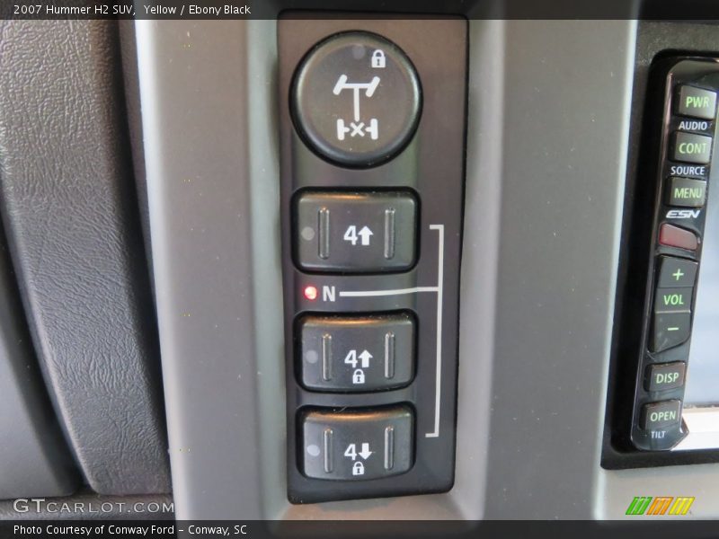 Yellow / Ebony Black 2007 Hummer H2 SUV
