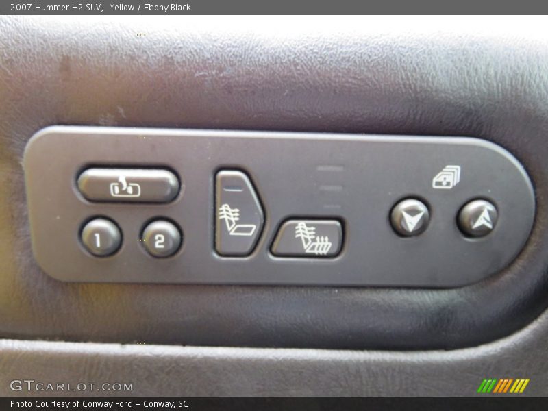 Yellow / Ebony Black 2007 Hummer H2 SUV