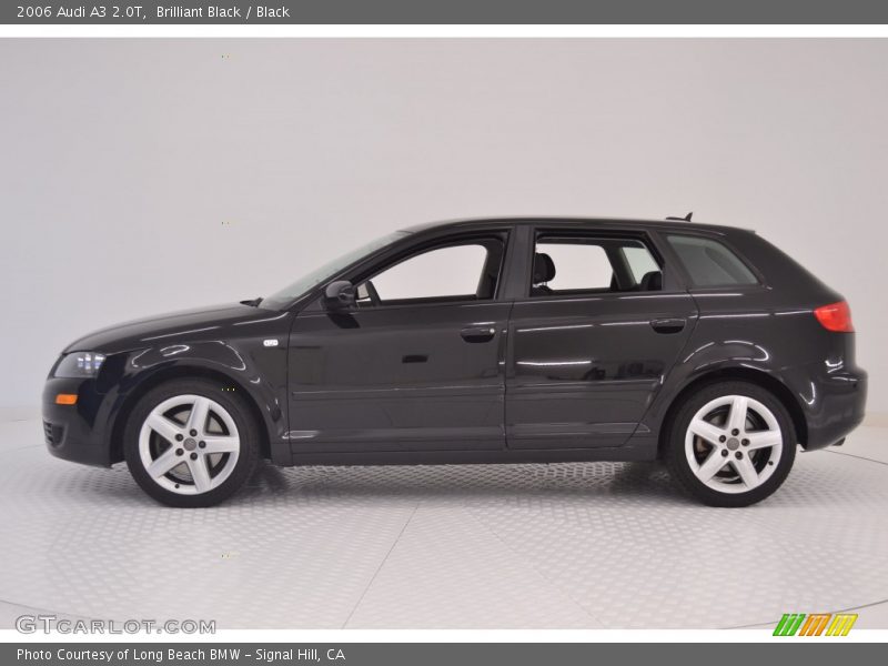 Brilliant Black / Black 2006 Audi A3 2.0T