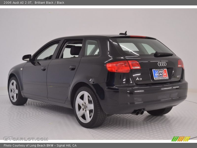 Brilliant Black / Black 2006 Audi A3 2.0T