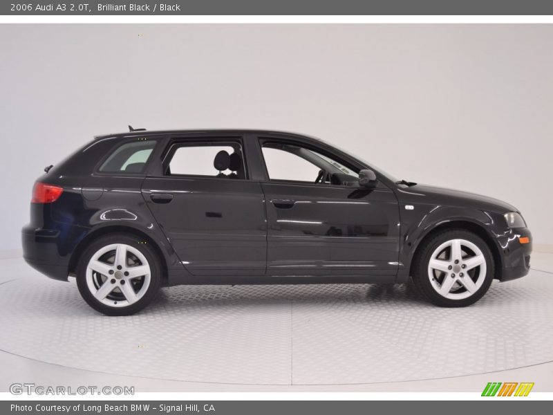 Brilliant Black / Black 2006 Audi A3 2.0T