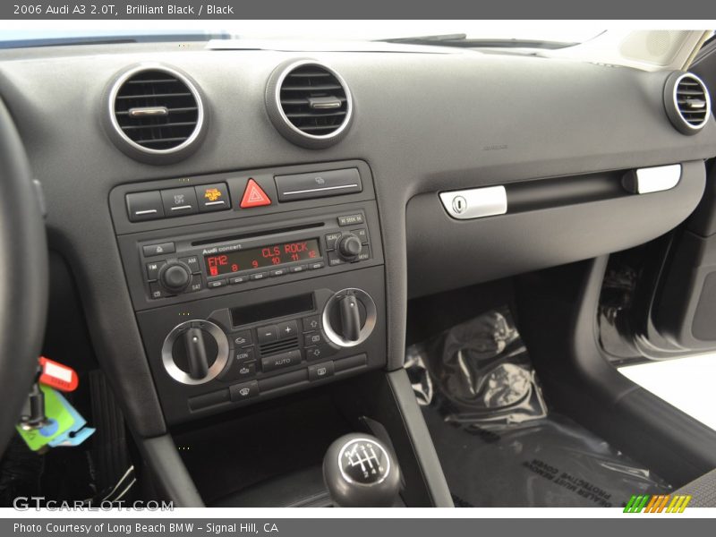 Brilliant Black / Black 2006 Audi A3 2.0T