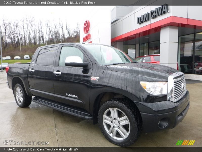 Black / Red Rock 2012 Toyota Tundra Limited CrewMax 4x4