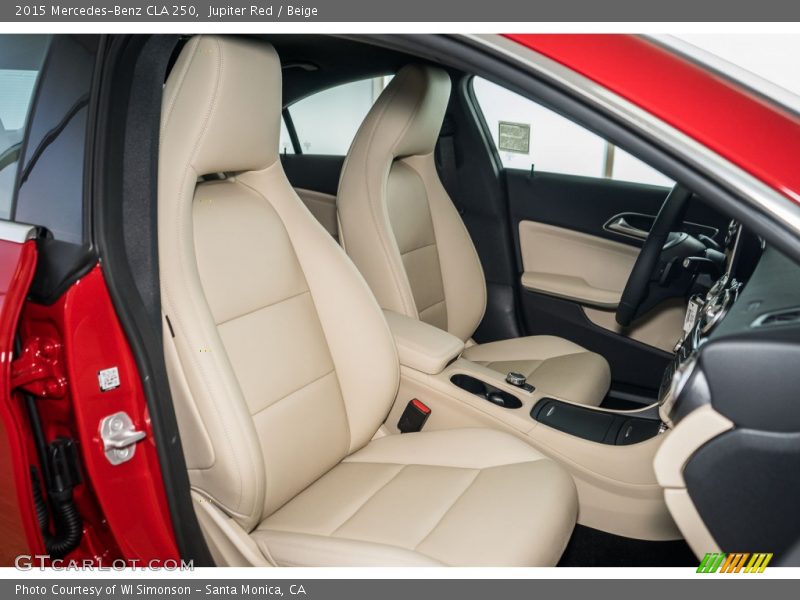 Jupiter Red / Beige 2015 Mercedes-Benz CLA 250