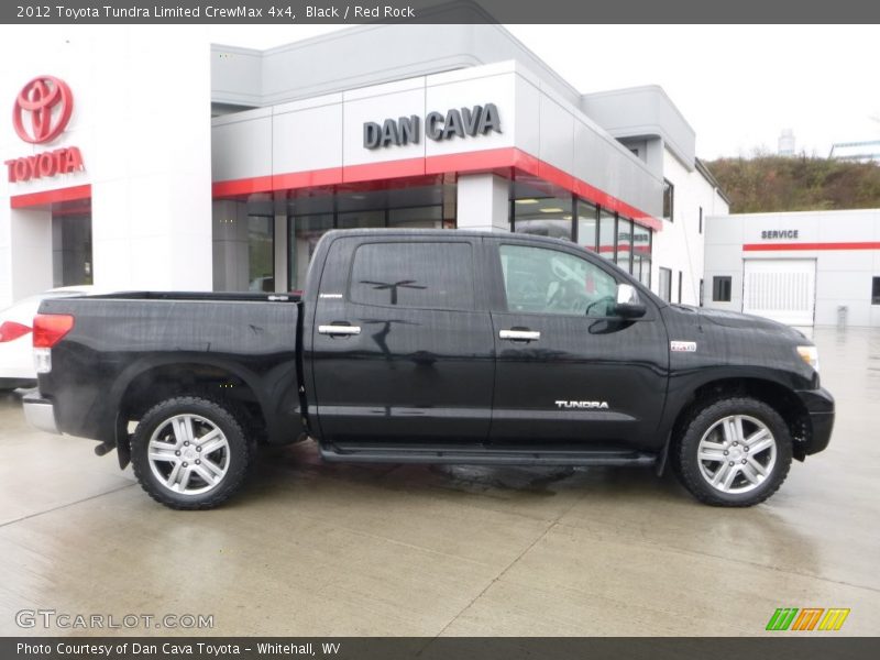 Black / Red Rock 2012 Toyota Tundra Limited CrewMax 4x4