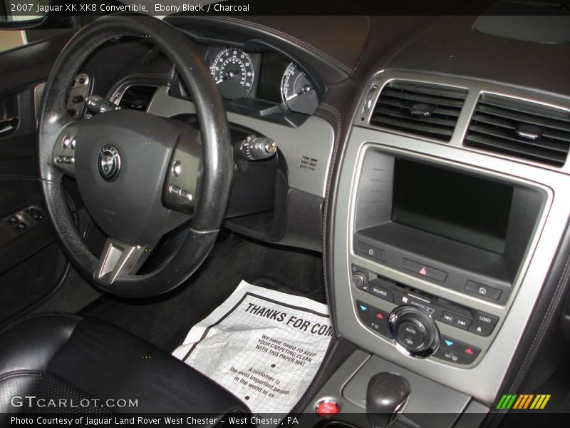 Ebony Black / Charcoal 2007 Jaguar XK XK8 Convertible
