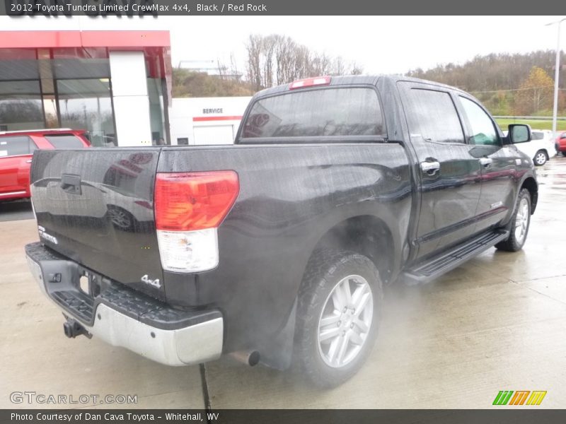 Black / Red Rock 2012 Toyota Tundra Limited CrewMax 4x4