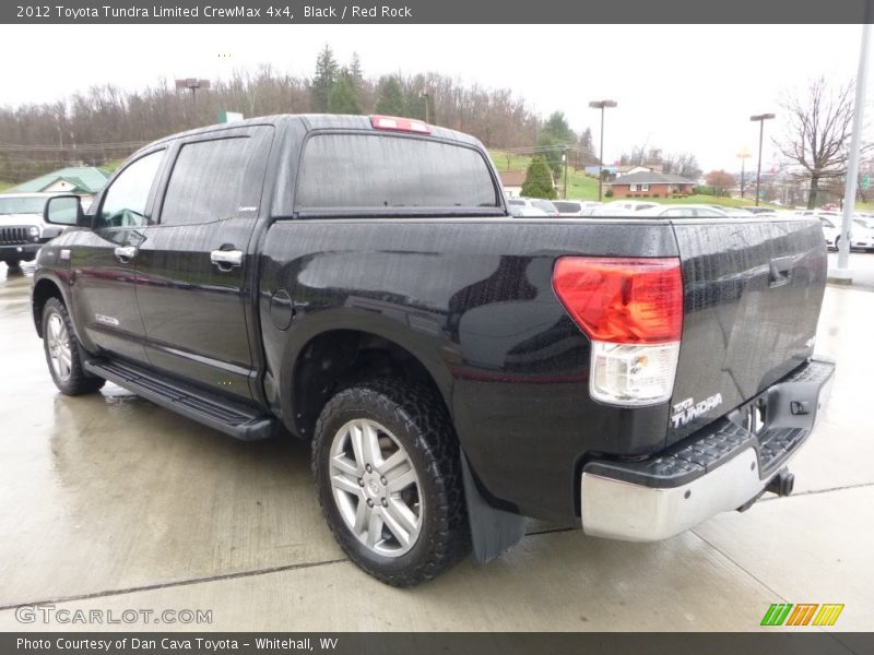 Black / Red Rock 2012 Toyota Tundra Limited CrewMax 4x4