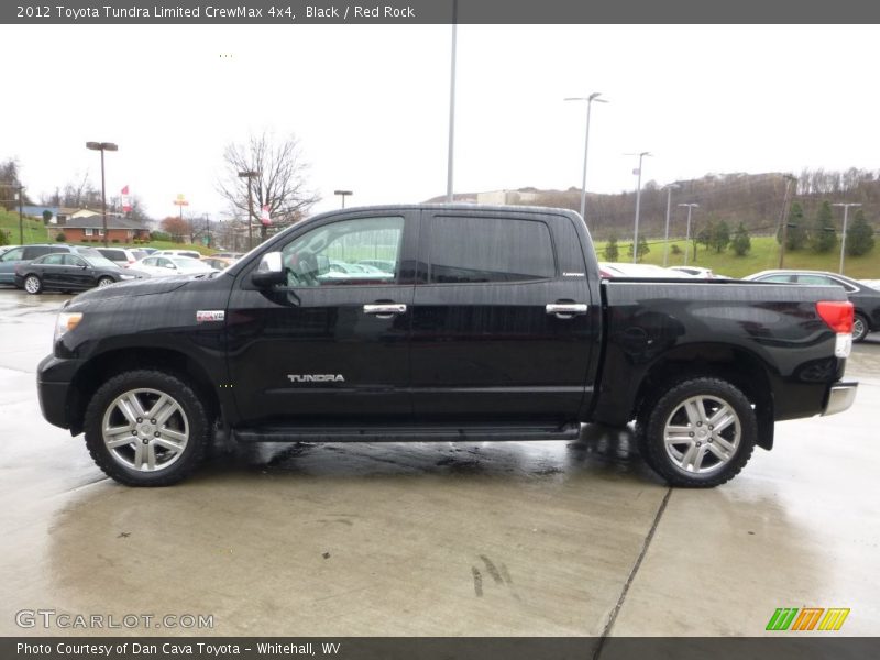 Black / Red Rock 2012 Toyota Tundra Limited CrewMax 4x4