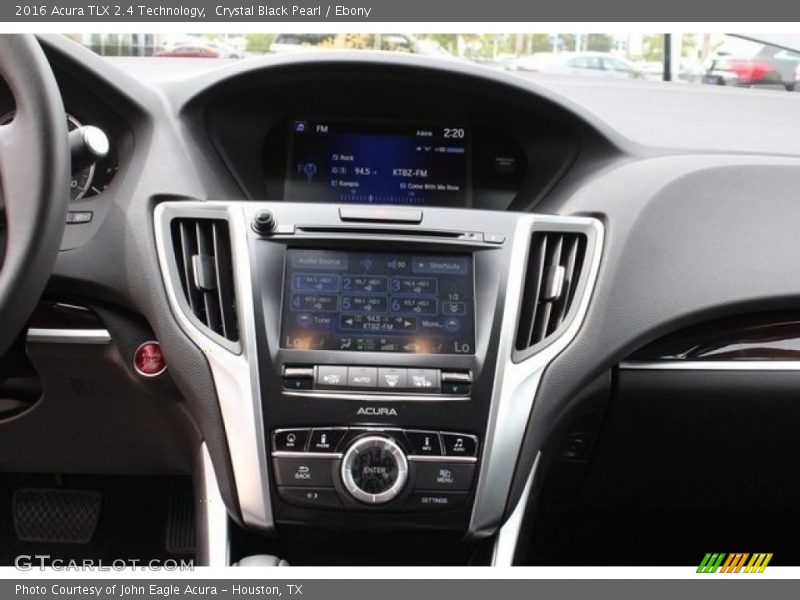 Crystal Black Pearl / Ebony 2016 Acura TLX 2.4 Technology