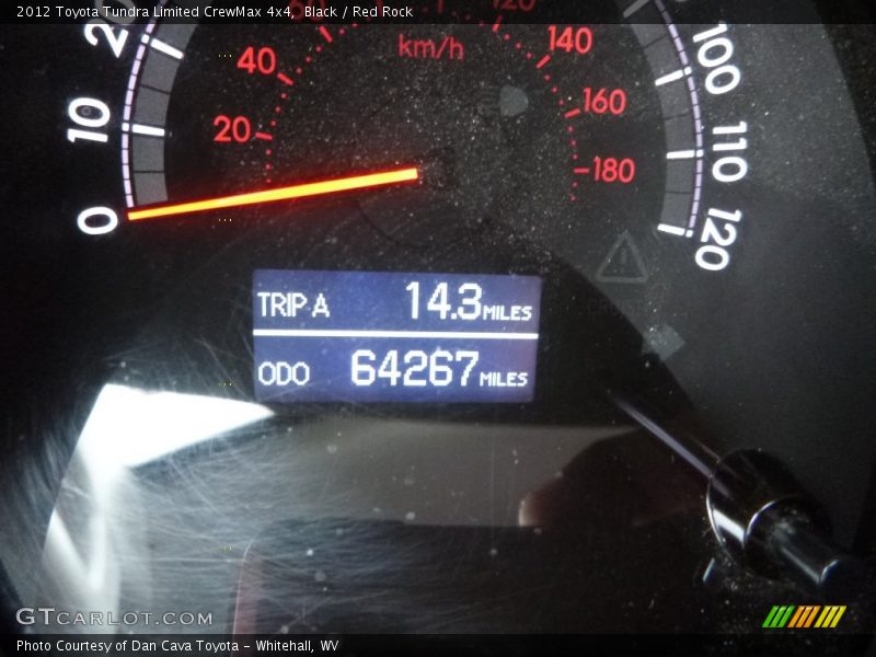 Black / Red Rock 2012 Toyota Tundra Limited CrewMax 4x4