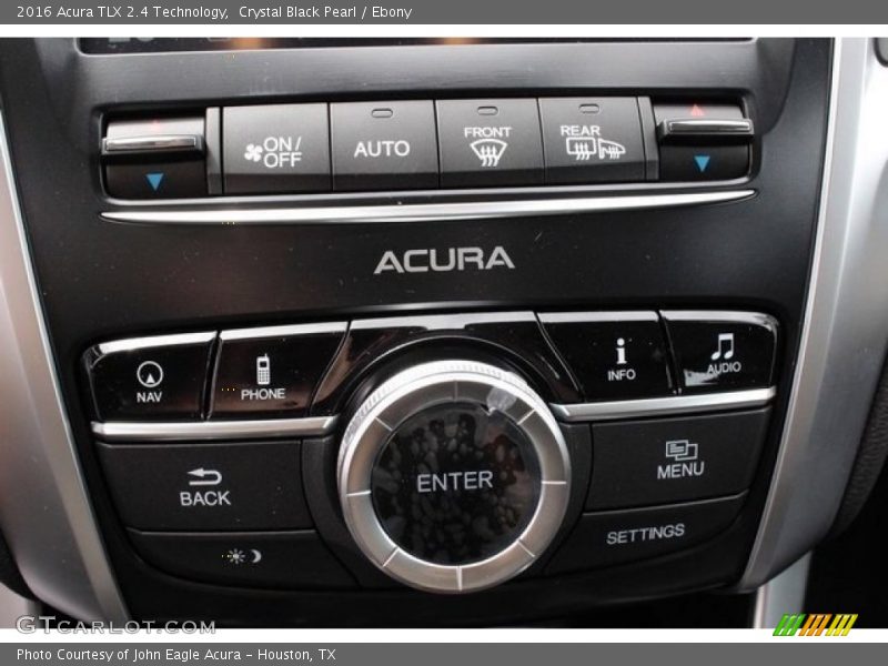 Crystal Black Pearl / Ebony 2016 Acura TLX 2.4 Technology