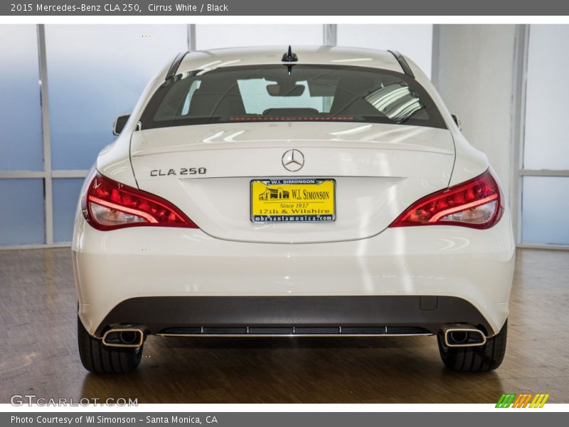 Cirrus White / Black 2015 Mercedes-Benz CLA 250