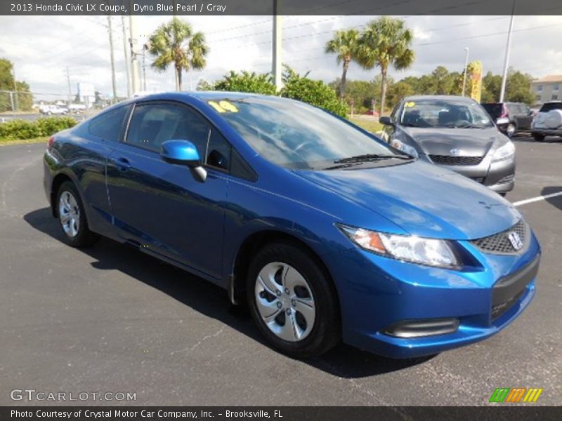 Front 3/4 View of 2013 Civic LX Coupe