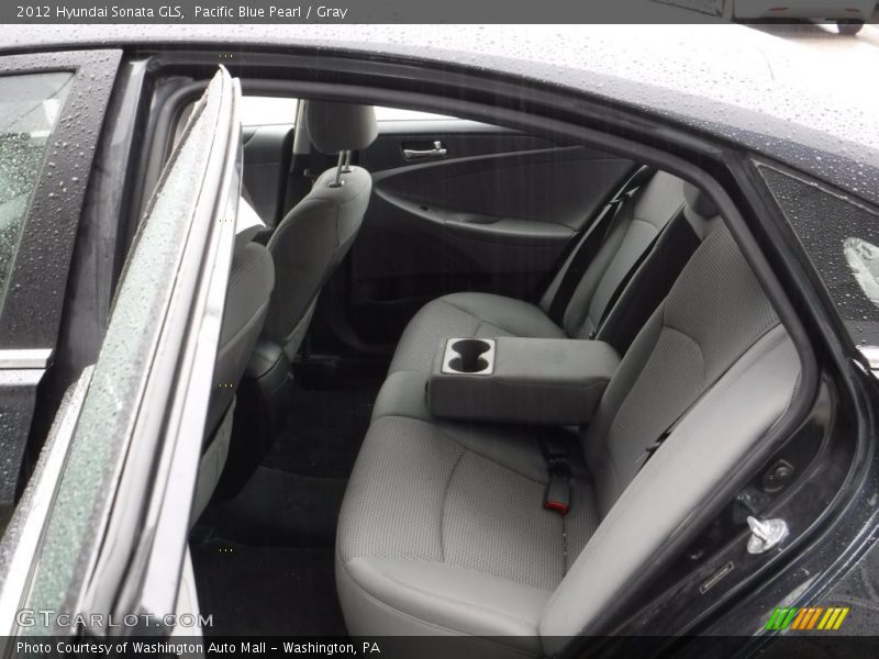 Pacific Blue Pearl / Gray 2012 Hyundai Sonata GLS