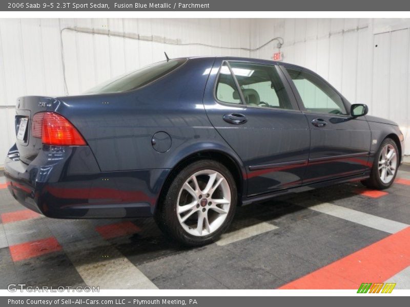 Fusion Blue Metallic / Parchment 2006 Saab 9-5 2.3T Sport Sedan