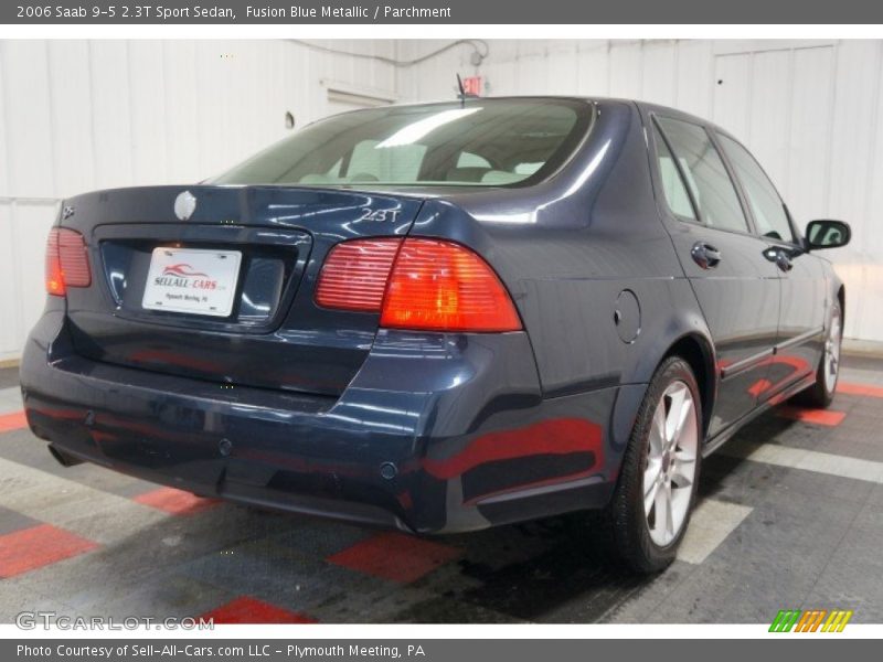 Fusion Blue Metallic / Parchment 2006 Saab 9-5 2.3T Sport Sedan