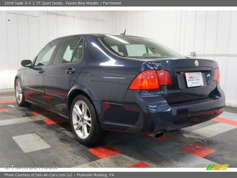 Fusion Blue Metallic / Parchment 2006 Saab 9-5 2.3T Sport Sedan