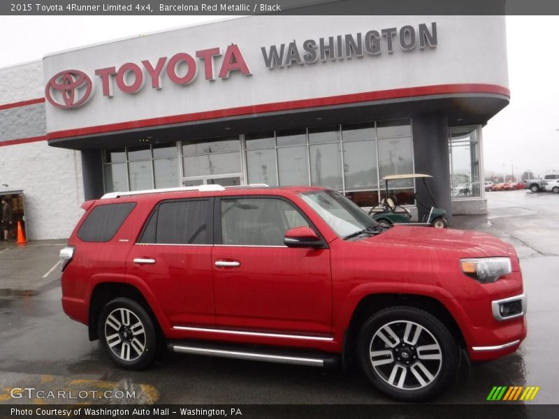 Barcelona Red Metallic / Black 2015 Toyota 4Runner Limited 4x4