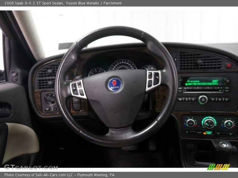 Fusion Blue Metallic / Parchment 2006 Saab 9-5 2.3T Sport Sedan
