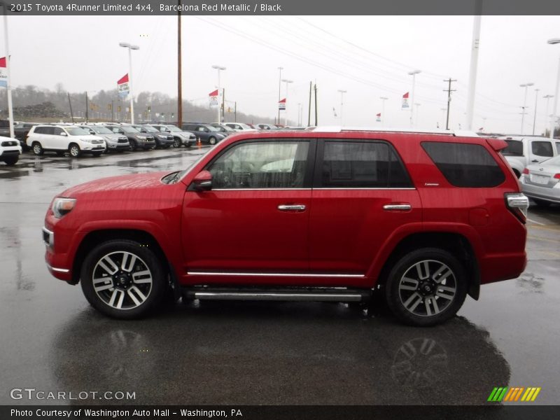 Barcelona Red Metallic / Black 2015 Toyota 4Runner Limited 4x4