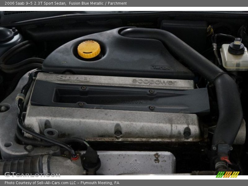 Fusion Blue Metallic / Parchment 2006 Saab 9-5 2.3T Sport Sedan