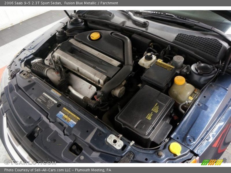 Fusion Blue Metallic / Parchment 2006 Saab 9-5 2.3T Sport Sedan
