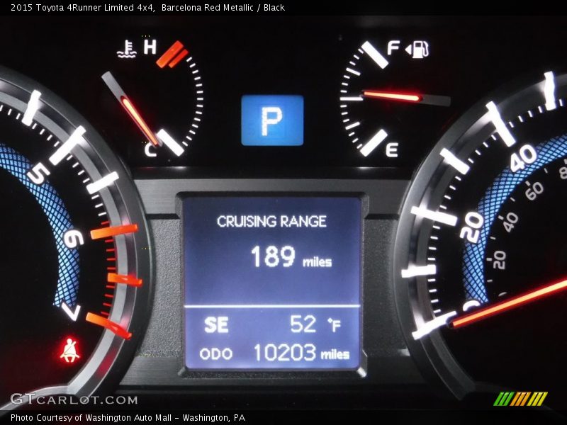 Barcelona Red Metallic / Black 2015 Toyota 4Runner Limited 4x4