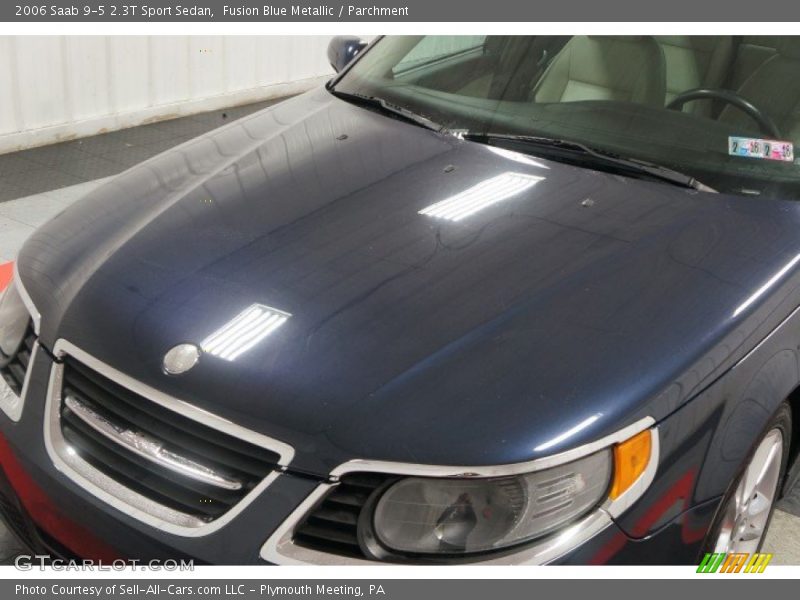 Fusion Blue Metallic / Parchment 2006 Saab 9-5 2.3T Sport Sedan