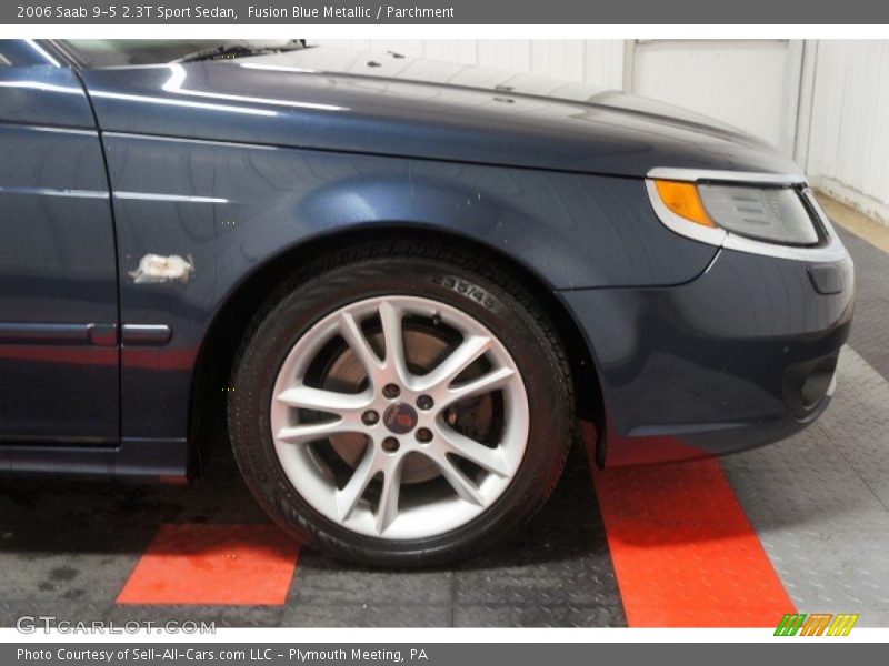 Fusion Blue Metallic / Parchment 2006 Saab 9-5 2.3T Sport Sedan