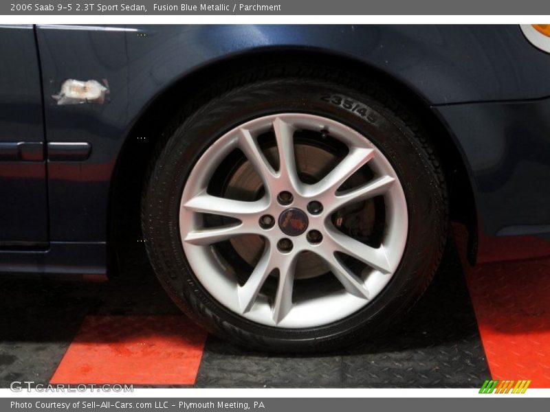 Fusion Blue Metallic / Parchment 2006 Saab 9-5 2.3T Sport Sedan
