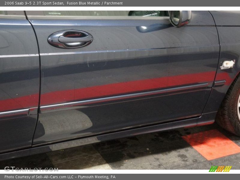 Fusion Blue Metallic / Parchment 2006 Saab 9-5 2.3T Sport Sedan