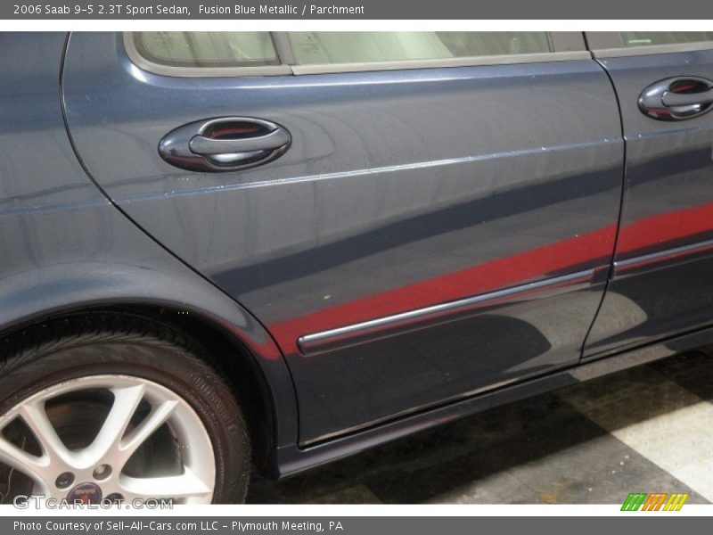 Fusion Blue Metallic / Parchment 2006 Saab 9-5 2.3T Sport Sedan