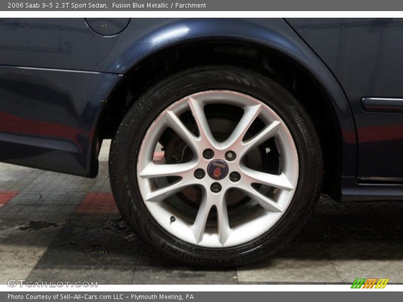 Fusion Blue Metallic / Parchment 2006 Saab 9-5 2.3T Sport Sedan