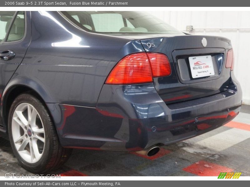 Fusion Blue Metallic / Parchment 2006 Saab 9-5 2.3T Sport Sedan